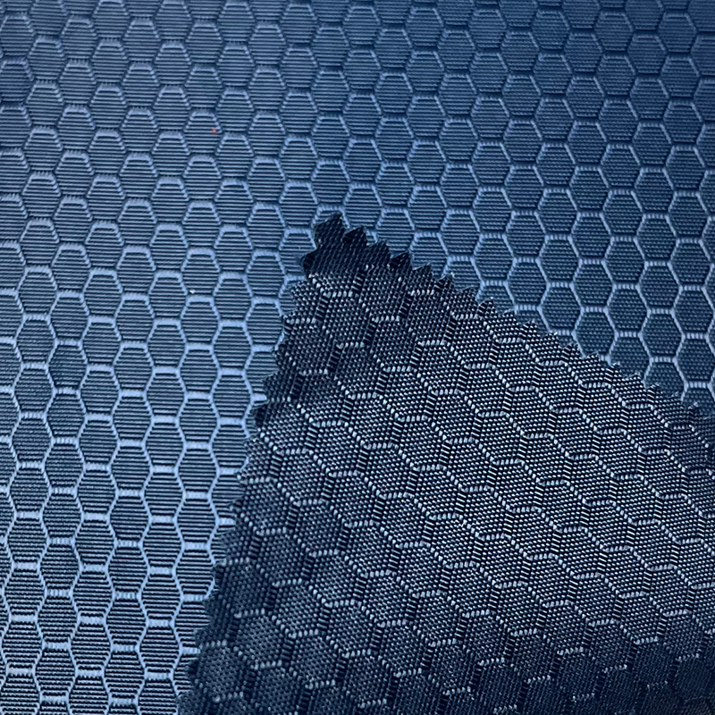 Football Grid PU Coated Oxford Cloth